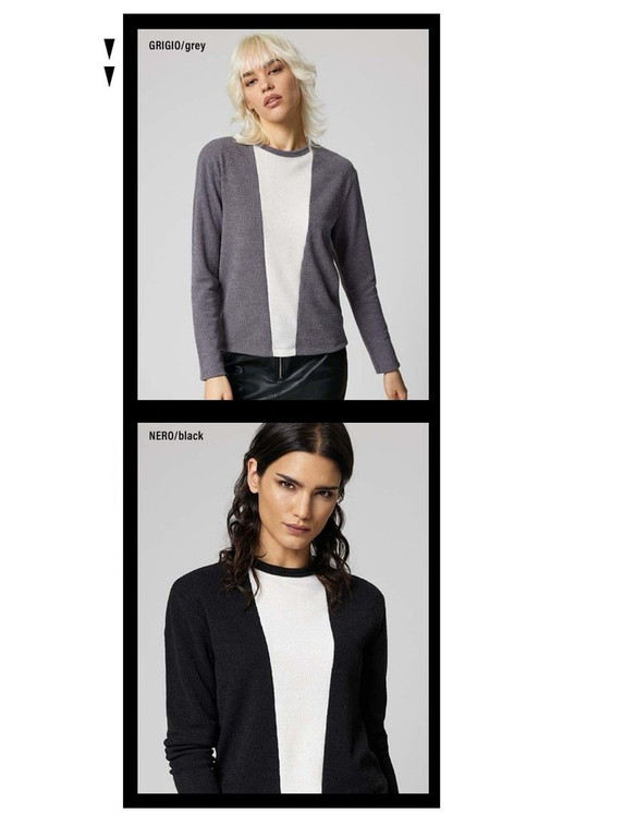 Maglia invernale donna girocollo manica lunga 4864 JADEA