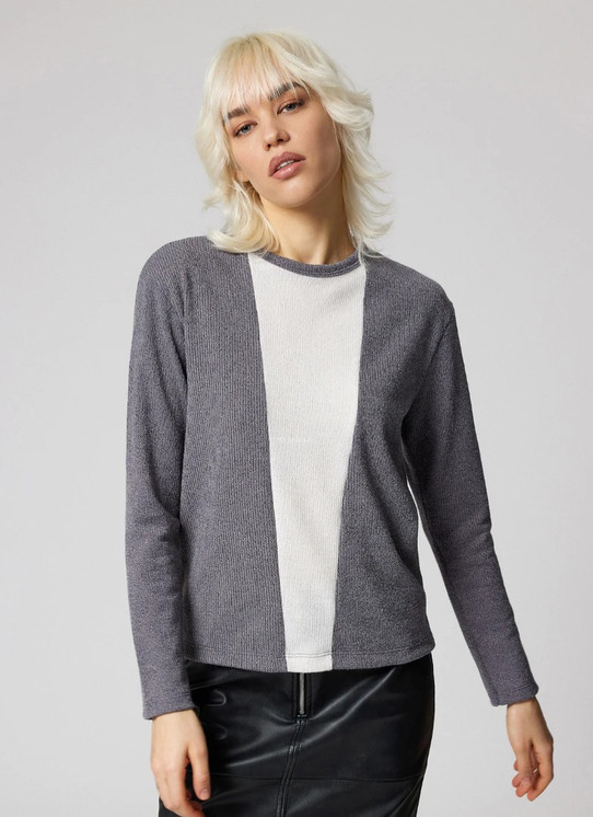 Maglia invernale donna girocollo manica lunga 4864 JADEA