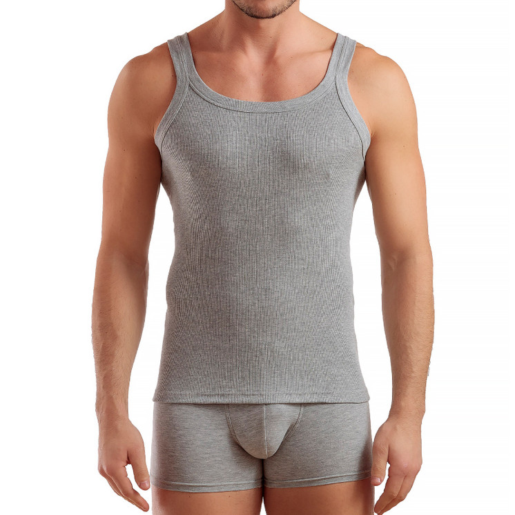 Enrico Coveri (3 pezzi) Canottiera Uomo Spalla Stretta Cotone Costina ET1105