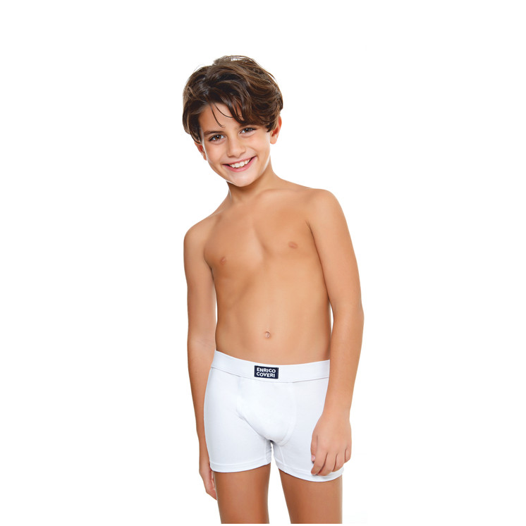 6 Pezzi Boxer Bambino e Ragazzo in cotone Elasticizzato Enrico Coveri EB4015
