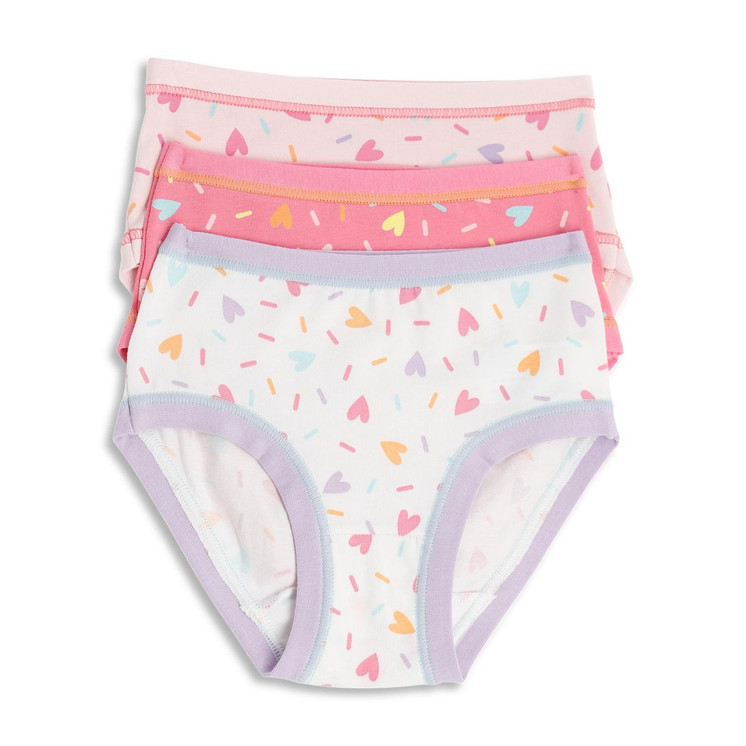 12 Slip bambina in cotone elasticizzato fantasia AB104 COTONELLA