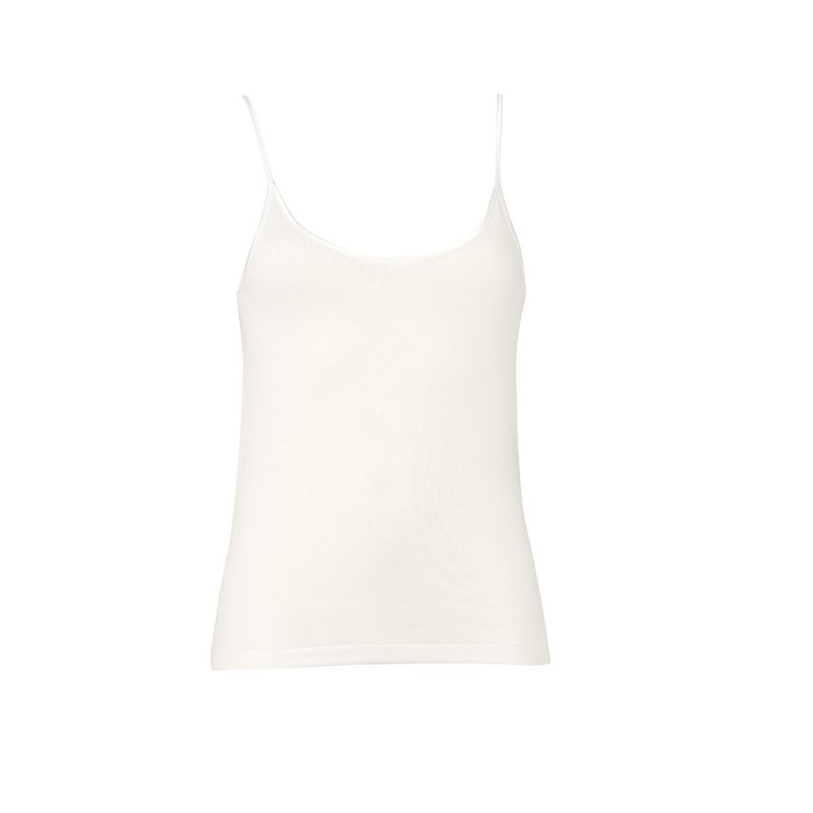 Canotta top Donna Spallina sottile in Cotone Filo di Scozia 13831 Emmebivi