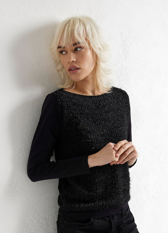 Jadea Maglia donna manica lunga realizzata in un morbido mix di cotone 4863