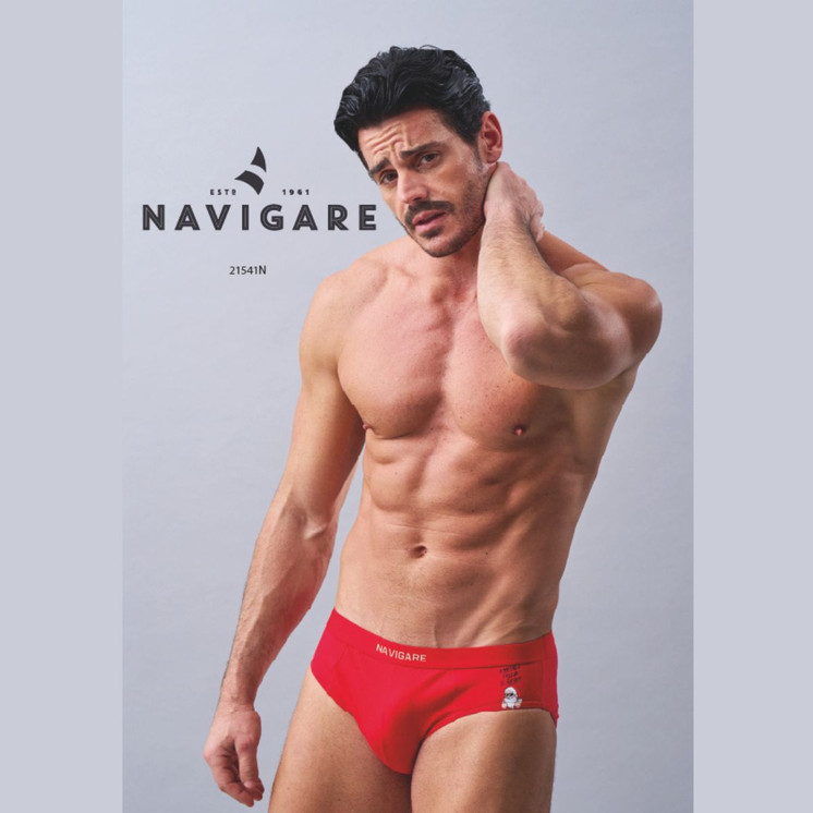 6 Slip Uomo Christmas in cotone elasticizzato NAVIGARE