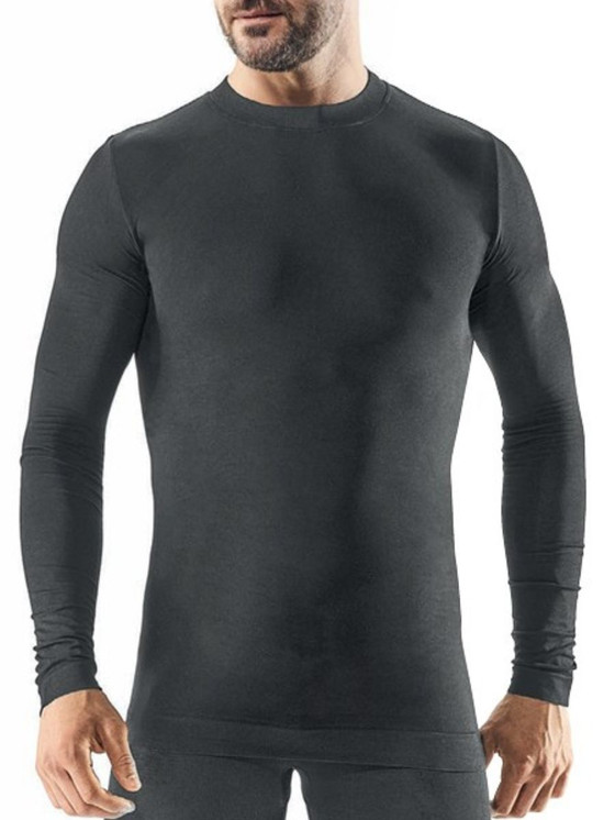 Maglia uomo manica lunga in Lana Merino elasticizzata WRK403