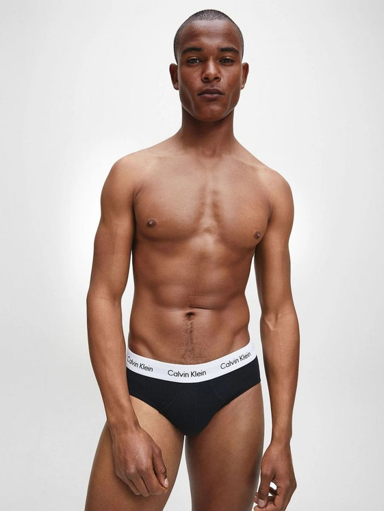 Calvin Klein (3 pezzi) Slip Uomo Cotone Elasticizzato U2661G