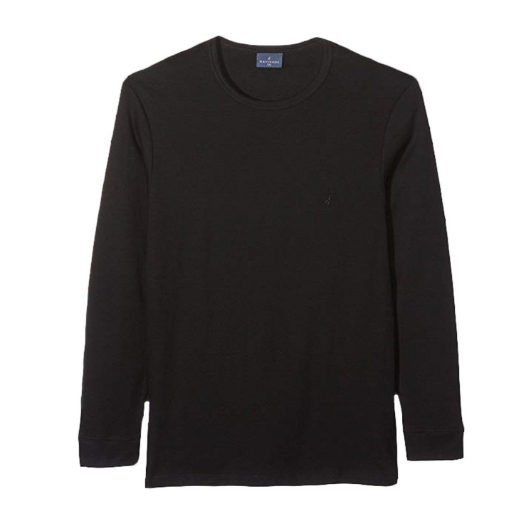 Maglia Uomo Girocollo Manica Lunga in Caldo Cotone Interlock 113 NAVIGARE