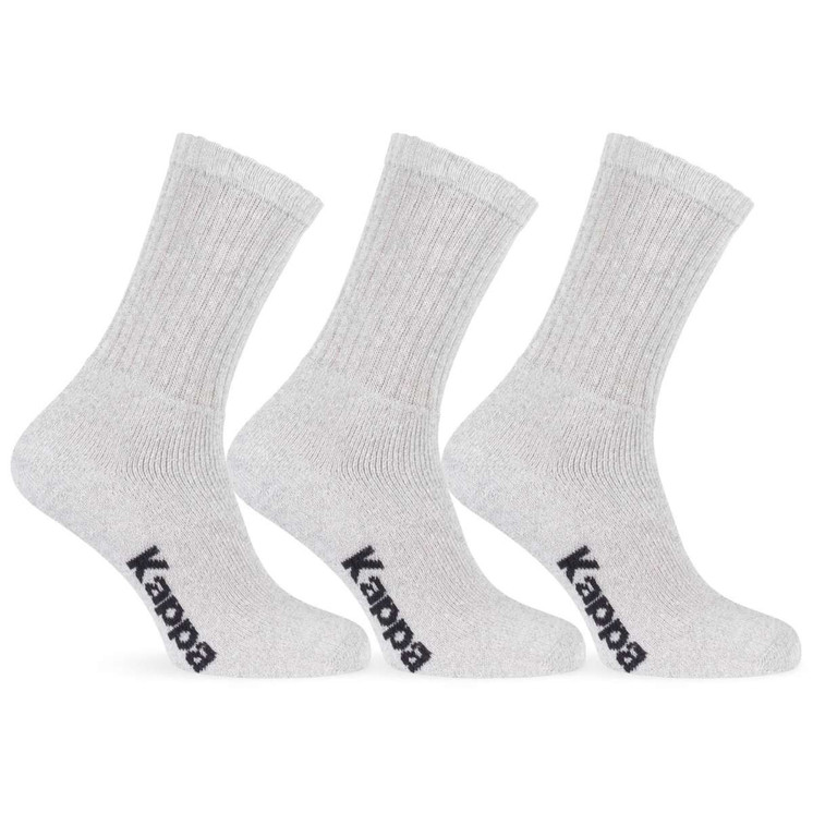 Tripack Calza sportiva da uomo realizzata in maglia spugna di cotone KAPPA K1009