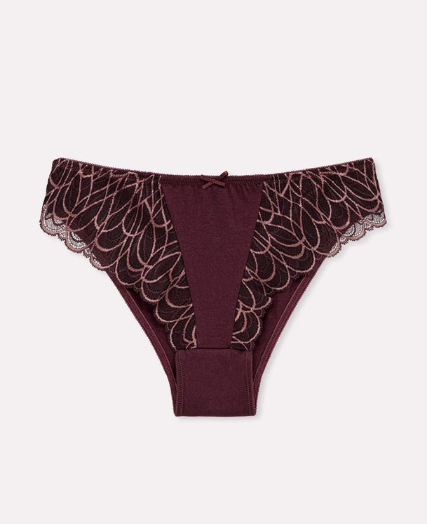 6 Pezzi Slip Donna con pizzo 6582 JADEA