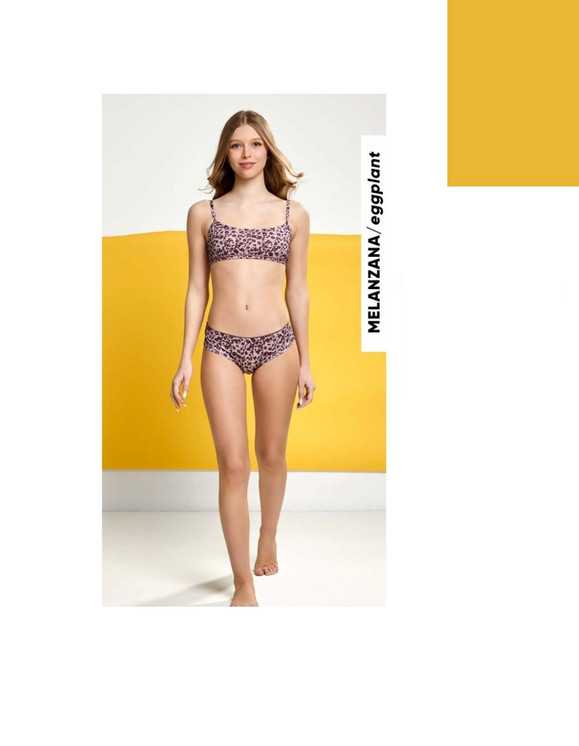 Coordinato ragazza slip + brassiere in cotone 4821 JADEA