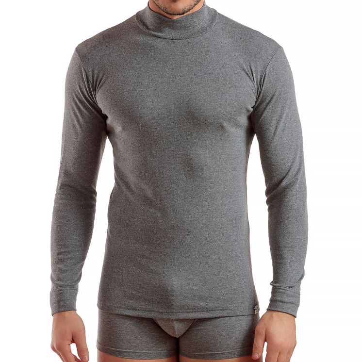 Enrico Coveri Maglia Lupetto Uomo Manica Lunga Cotone Caldo Elasticizzato ET1205