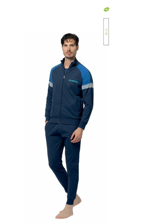 Tuta uomo full zip in cotone leggero  estivo LA1082 LOTTO