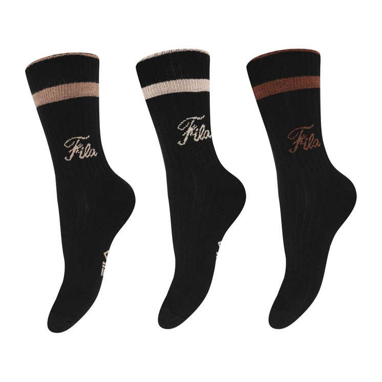 Fila (3 paia) Calze corte donna in cotone F3269