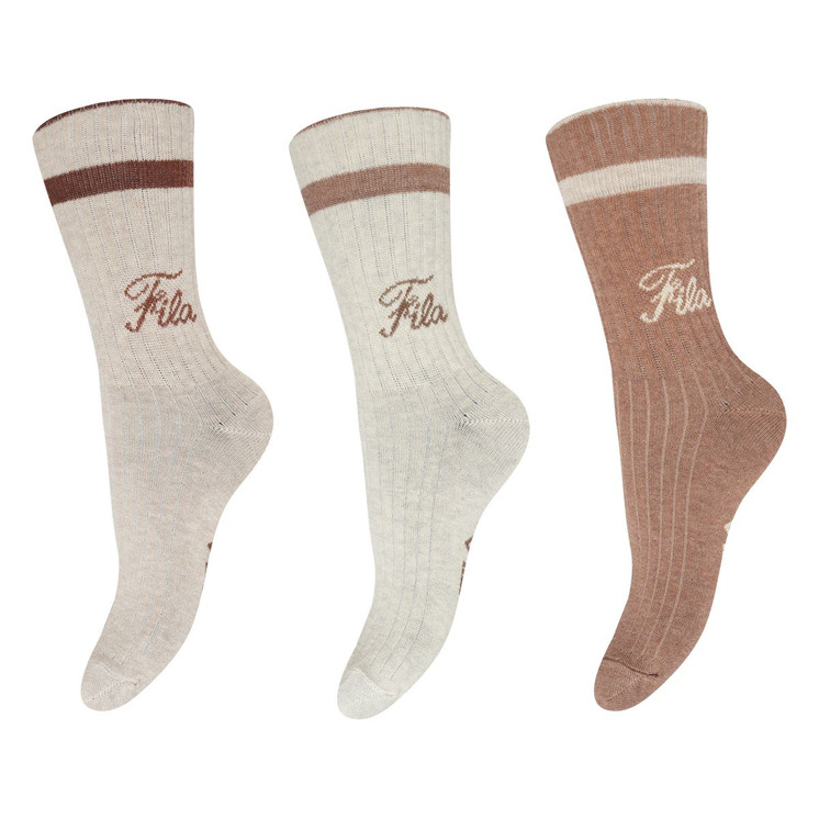 Fila (3 paia) Calze corte donna in cotone F3269