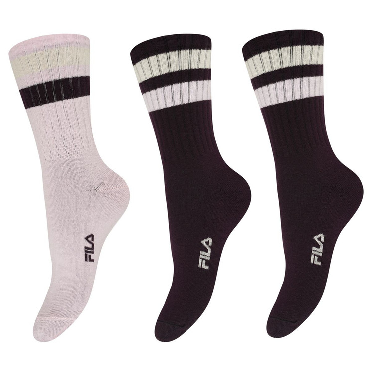 Fila (3 paia) Calze corte donna in cotone F3609