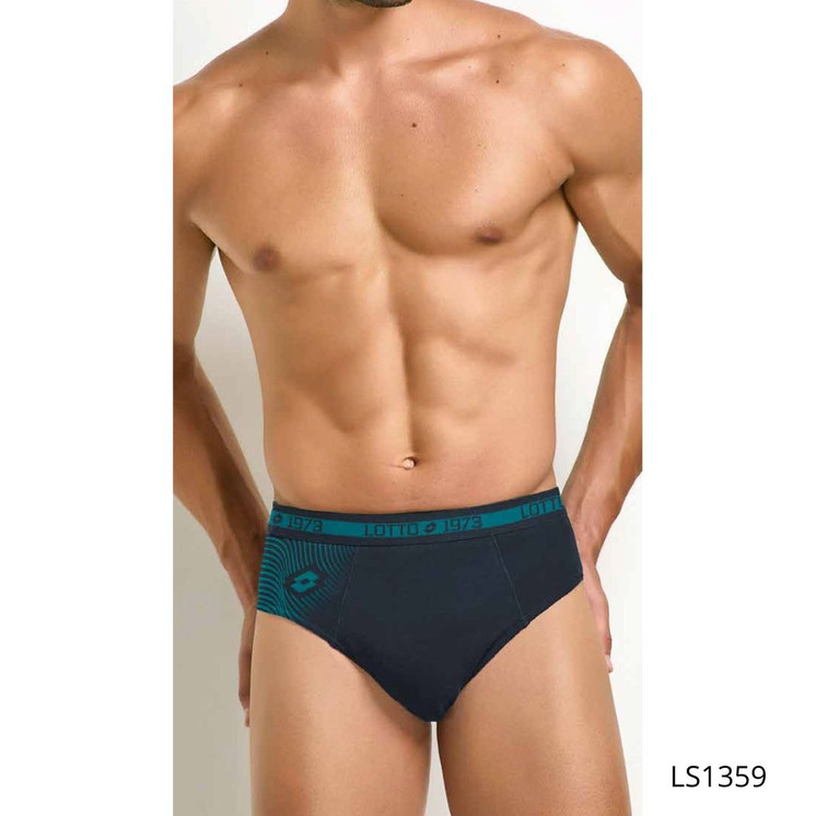6 Slip Uomo Moda in Cotone Elasticizzato LS1359 LOTTO