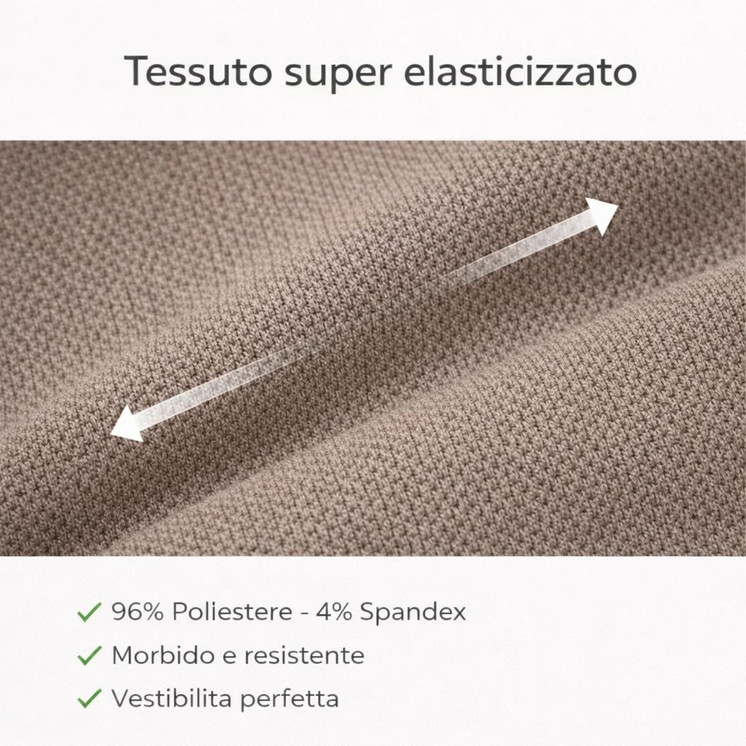 Coprisedia Elasticizzati Universali Coppia Due pezzi  Buccia di Mela Linea Mixo - Made in Italy