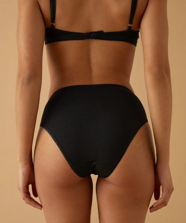 6 Pezzi Slip Donna Jadea 529 in Cotone con bordi in Pizzo