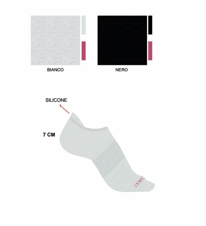JADEA Minicalza Donna (6paia) in spugna con tallone alto JCS301