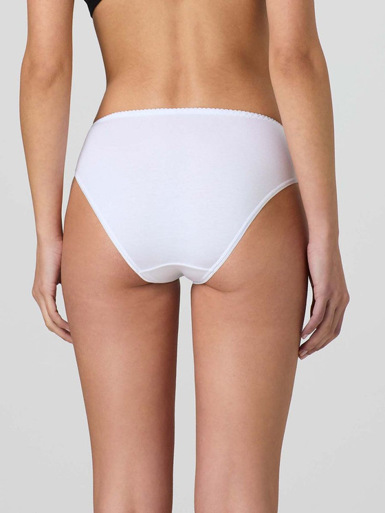 6 Pezzi Slip Donna Jadea 791 in Cotone con inserti avanti in Pizzo