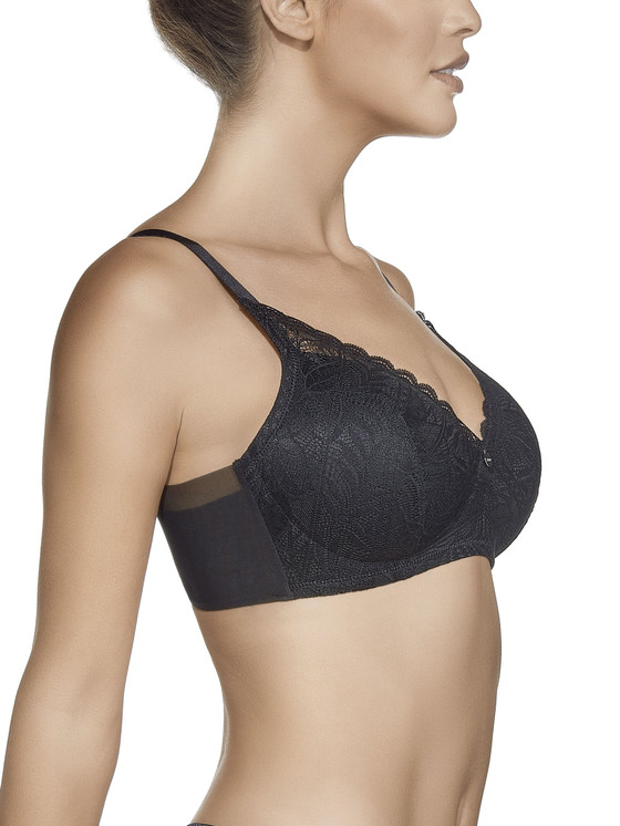 Creaciones Selene Mireia Reggiseno Donna in Pizzo Senza Ferretto con Coppe Leggermente Imbottite