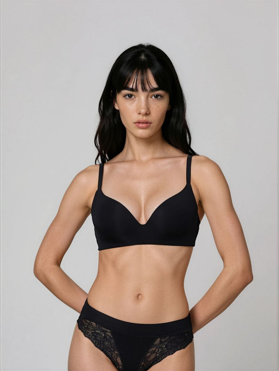 Jadea Reggiseno triangolo senza ferretto  in microfibra Abbraccio