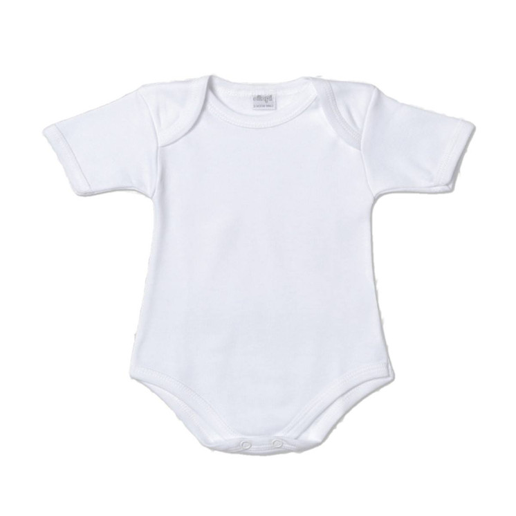 2 Body Neonato Neonata Mezza Manica Ellepi AF891 in Cotone Interlock Invernale