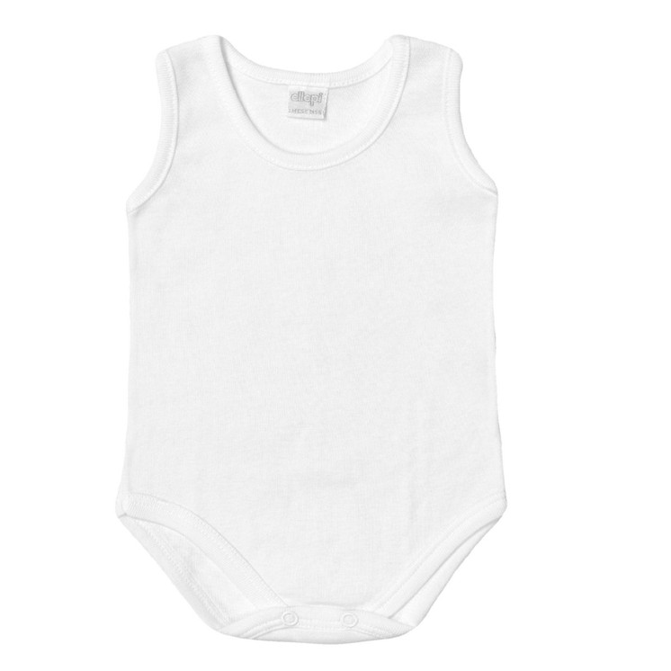 Ellepi (2 pezzi) Body Neonato Neonata Spalla Larga in 100 % Cotone AF840