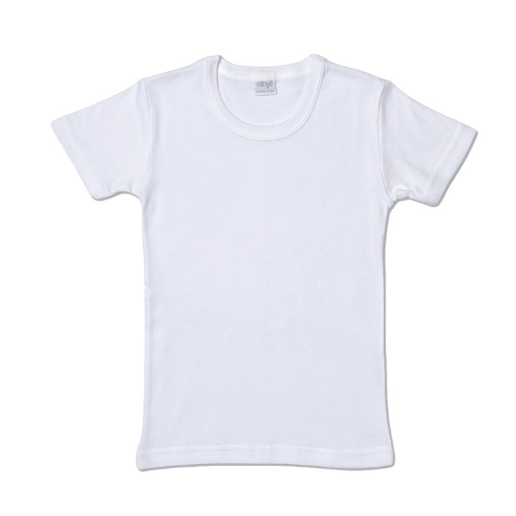 6 Pezzi Maglia T-Shirt Bambino Mezza Manica Ellepi 4289 in 100% Cotone