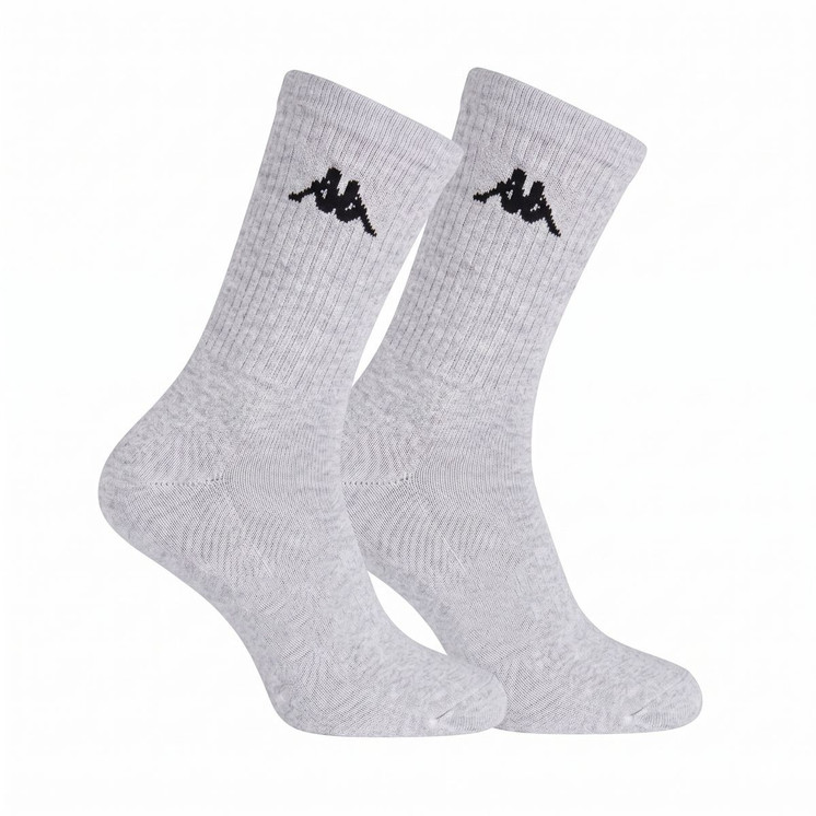 2 Paia Calza Unisex Basket Kappa K001 in Spugna Cotone. Ideale per lo sport