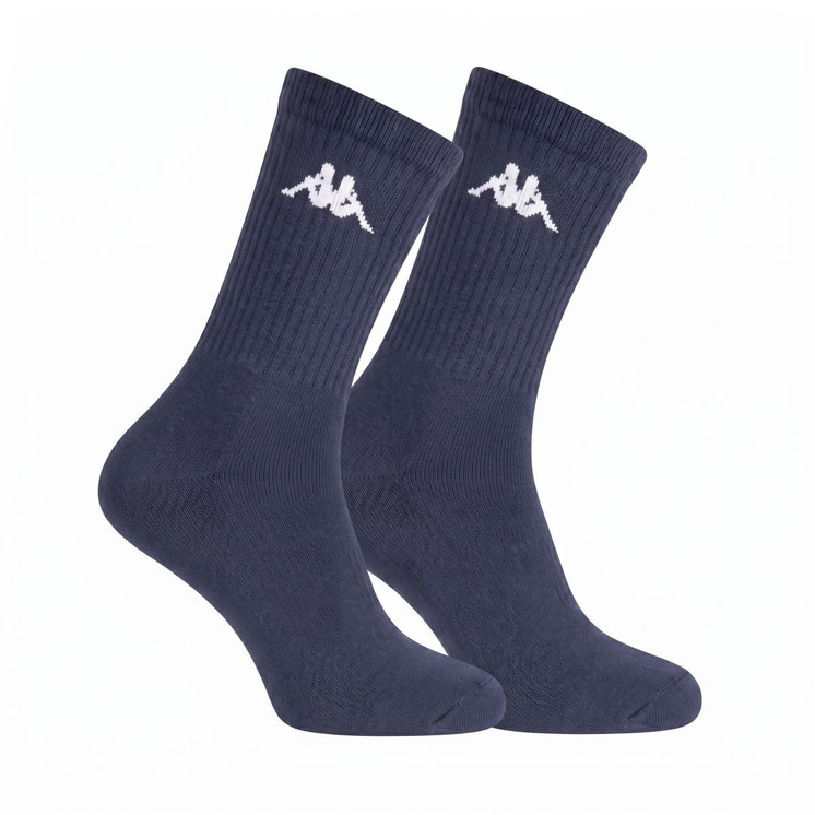 2 Paia Calza Unisex Basket Kappa K001 in Spugna Cotone. Ideale per lo sport