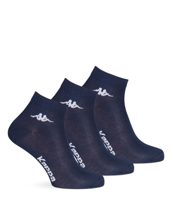 KAPPA (3 Paia) Minicalza Uomo in cotone Sportiva K004