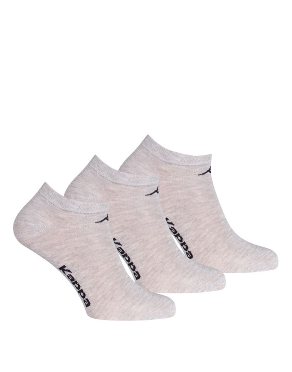 3 Paia Calza Unisex Fantasmino Kappa K006 Jersey di Cotone. Ideale per lo Sport