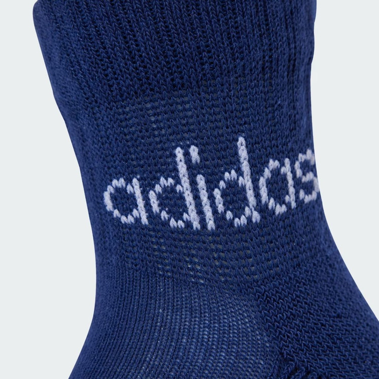 ADIDAS (5 paia) Calzini bambino/a in cotone con bordo a coste lunghezza caviglia Linear Kids