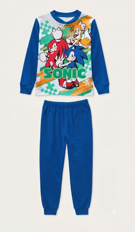 SONIC Pigiama bambino manica lunga in cotone interlock SC40G4908