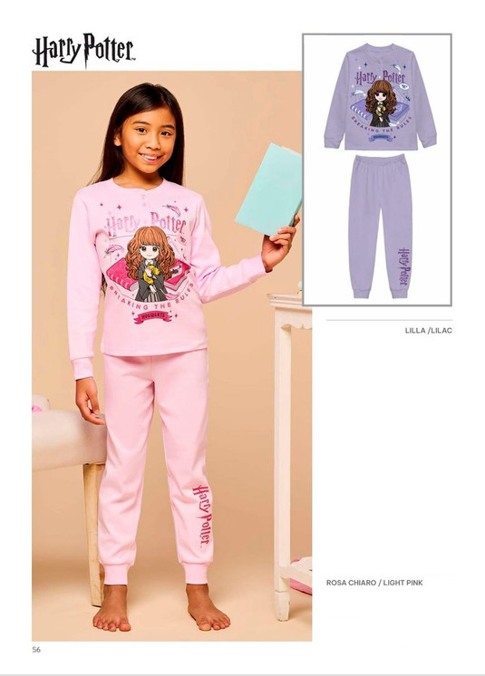 HARRY POTTER Pigiama bambina manica lunga in cotone interlock WB50L8963 SABOR