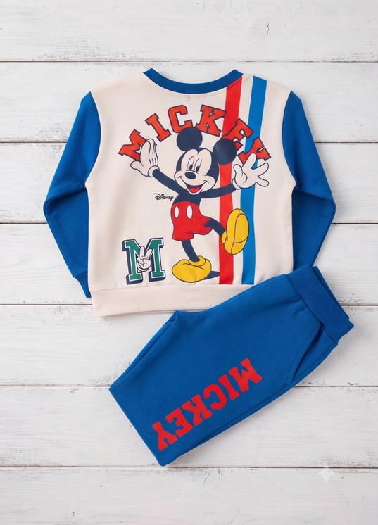 MICKEY Pigiama neonato manica lunga in cotone interlock DY32K9134