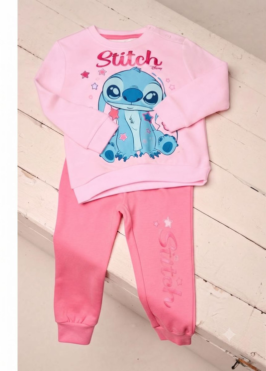 STITCH Pigiama neonata manica lunga in cotone interlock DY32K9132