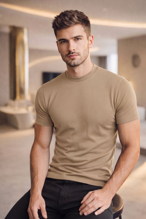 SPERONI Maglia uomo mezza manica in cashmere 6510
