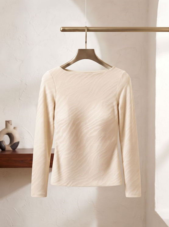 MySublyme Maglia donna scollo tondo in cashmere manica lunga 1468