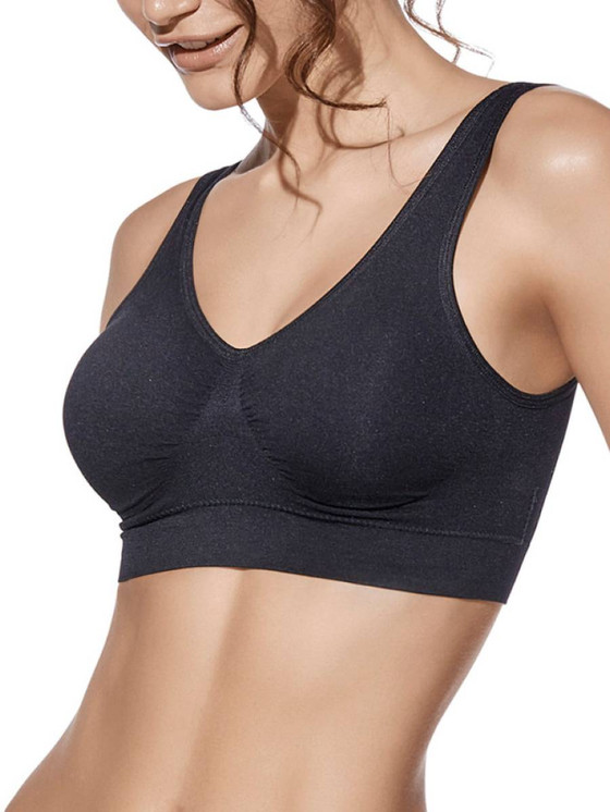 SELENE Reggiseno donna Senza Cuciture,senza ferretto, Coppa Estraibile,Sportivo Louise