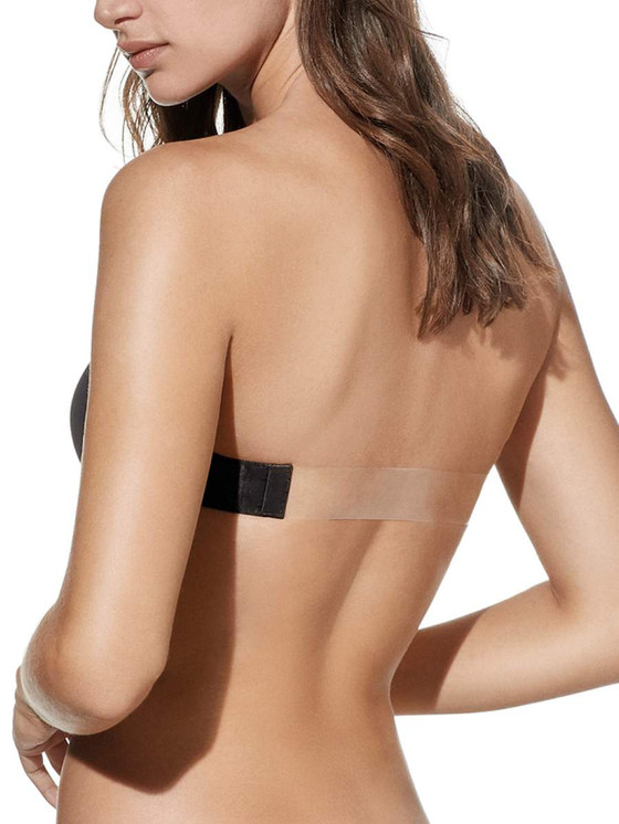 SELENE Reggiseno donna ùa Fascia Trasparente con Ferretto Spalline inseribili Magdalena