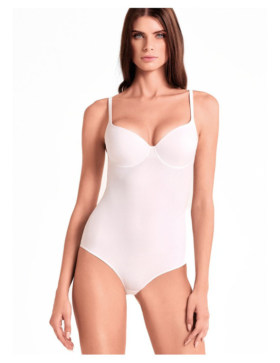Body Donna Intimo Imbottito con Ferretto in Microfibra Lormar Mousse