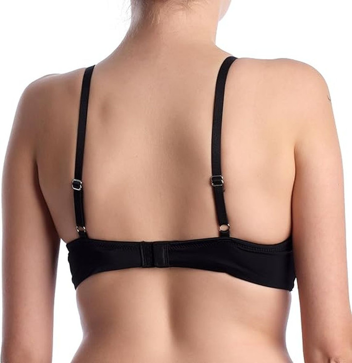 LORMAR Desiderio Reggiseno a balconcino push up senza ferretto 1 taglia in più (Coppa B)