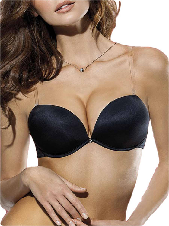 Reggiseno Donna Lormar Double Gloss,Super Push Up Con Ferretto- Coppa B
