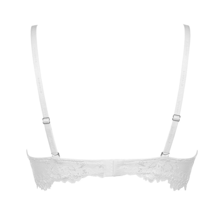 LORMAR Prestige Reggiseno Donna Push up Balconcino in Pizzo con Ferretto (Coppa B)