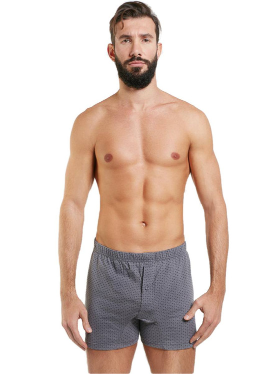 6 Pezzi Boxer Uomo Nottingham BX765-BX765X con Apertura con Bottoni in Cotone