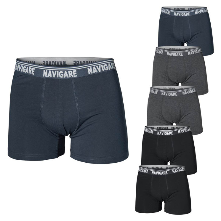 Navigare 573E (6 pezzi) Boxer Uomo Cotone Elasticizzato Elastico Esterno