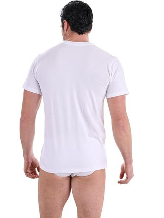 Navigare (3 Pezzi) T-Shirt Uomo Girocollo Mezza Manica in Cotone 513 - Offerta Multipack