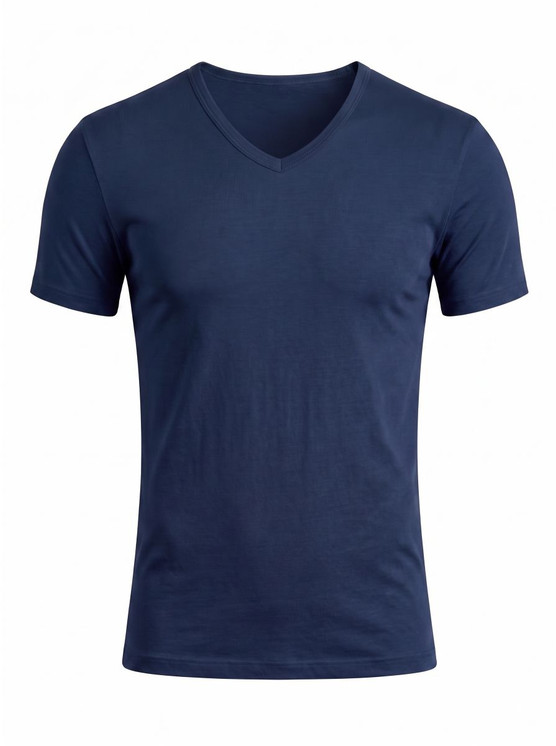 Navigare (pacco da 3) T-Shirt Uomo Mezza Manica Scollo V Cotone Bielastico 571